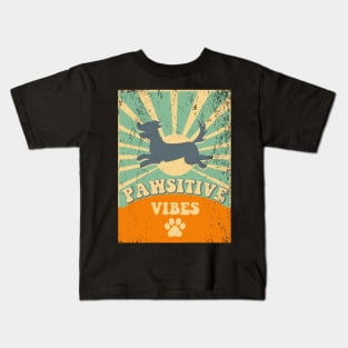 Pawsitive vibes Kids T-Shirt